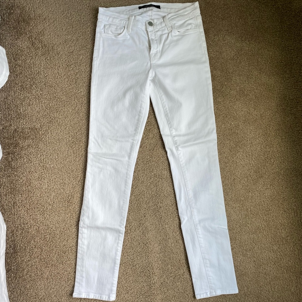 🤍 J BRAND WHITE JEANS